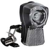 Fischer Fahrrad LED-Frontlicht 45/20 Dynamo Look Schwarz