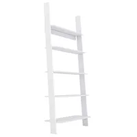 Leiterregal Regal Standregal 85x29x189cm weiß 134383003