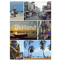 Calvendo Das bunte Leben in Thailand (Wandkalender 2026 DIN
