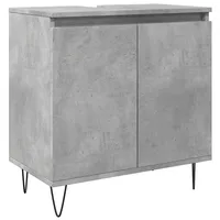 vidaXL Badschrank 58 x 33 x 60 cm Betongrau