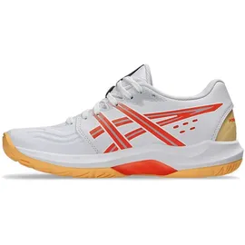 Asics POWERBREAK FF Größe 42 1⁄2 in Braun WHITE/VIVID CORAL