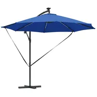 VidaXL Auskragender Bananenschirm Azurblau 294 x 294 x 248