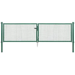 Gust. Alberts GmbH & Co. KG Gartentor zweiflügelig grün RAL 6005, 3.000 mm x 1.750 mm