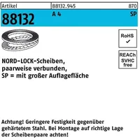 NORD-LOCK Scheiben geklebt A 4 NL 18 SPSS (19,5