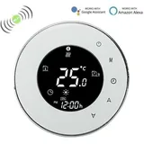 Renov8 Smart Wi-Fi Thermostat for gas boiler - compatible 86x86 box, Thermostat, Weiss