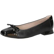 CAPRICE Ballerinas in Schwarz/Schwarz | Gr.: 39