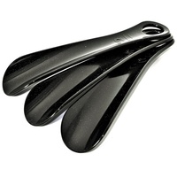 Schuhlöffel 3x Schwarz - Schuhlöffel Schuhanzieher aus Kunstst schwarz