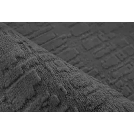 Kayoom Teppich Bandito 125", Grau 160x230 cm – Pflegeleicht & Strapazierfähig - dunkelgrau,