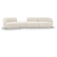 Micadoni Sofa Miley, modular 4-Sitzer beige