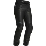Halvarssons Velen wasserdichte Damen Motorrad Lederhose schwarz, 44