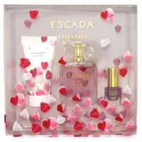 ESCADA Eau de Parfum Escada Celebrate N.O.W 50ml EDP Spray + 100ml BL + 4,5ml Nagellack