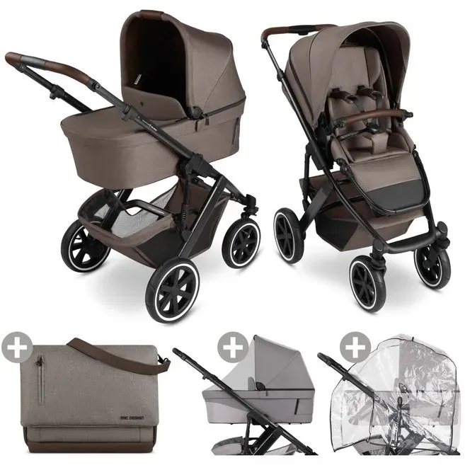 ABC Design Kombi-Kinderwagen Salsa 5 Air Nature Aluminium