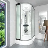 AcquaVapore Dusche Duschkabine D60-70M2L 120x80 cm ohne 2K Scheiben Versiegelung