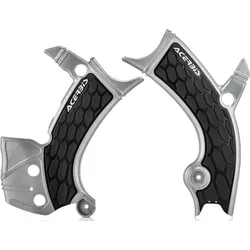 Acerbis 0023093 Yamaha, Protecteur de cadre X-Grip - Argent