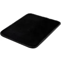 KLEINE WOLKE Badteppich Cony, Schwarz, Material: 100% Polyester, Größe: 55x 65 cm