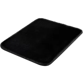 KLEINE WOLKE Badteppich Cony, Schwarz, Material: 100% Polyester, Größe: 55x 65 cm