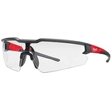 Milwaukee Milwauk Schutzbrille, transparent, 4932471881, Rot, 0 Brillen, One Size