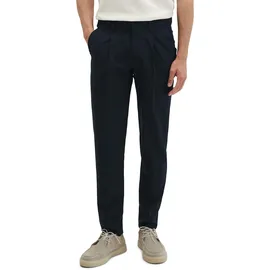 Marc O'Polo aus leichtem Technical Wool Blend Herren, Gr. 30, Länge 32, deep night blau, Obermaterial: 53% Polyester, 44% Wolle (Schafwolle), 3% Elasthan, unifarben, normal, Hosen, Chinohose