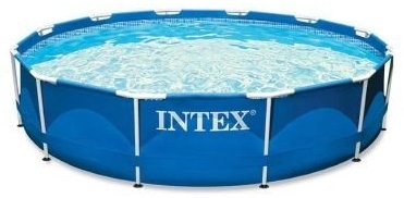 Intex Metal Frame Pool  Aufstellpool Schwimmbecken ohne Pumpe 366 x 76 cm Neu ✅ 