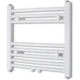 vidaXL Badheizkörper gebogen 480 x 480 mm weiß