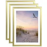 Ideal Trend AC-6 Modern gold 50x70 cm 3er Set