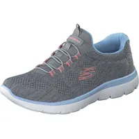 SKECHERS Damen Summits Fun Flare Training Shoes, Grau, 38