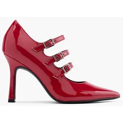 Mary Jane Pumps - Damen - rot
