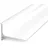 Carl Prinz Prinz 2901430100 Wandanschlussprofil 20x13x1000mm Weiss