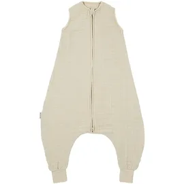 Meyco Baby Sommer-Sleepoverall Mull 0.5 Tog beige, 80