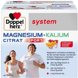 Doppelherz Magnesium + Kalium Citrat system Granulat
