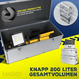 Masko Alubox Aluminium 0 l Silber