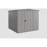 Hörmann EcoStar Gerätehaus Elegant-S 2,38 x 2,38 m Grau