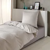 Seerucker silber 140 x 200 cm + 70 x 90 cm