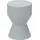 Outsunny Gartenhocker hellgrau Keramik B/H/L: ca. 33x45,5x33 cm - Hellgrau
