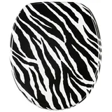 Sanilo WC-Sitz Zebra Look schwarz