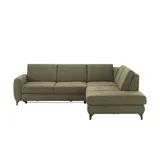 Möbel Kraft Eckcouch 284 cm 2-Sitzer Grün