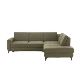 Möbel Kraft Eckcouch 284 cm 2-Sitzer Grün