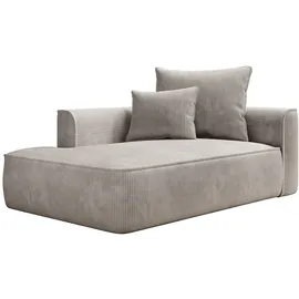 Kauf-Unique Vente-unique-Recamiere - linksseitig - Cord - Beige - PINETA