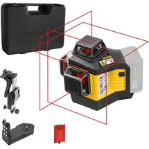 Stabila Kreuzlinienlaser LAX 600, selbstnivellierend, 3 x 360°, max. Reichweite: 30 m, Gelb
