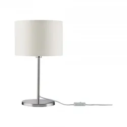 PAULMANN 709.23, Cremefarben, Metallisch, Stoff, Metall, Schlafzimmer, Esszimmer