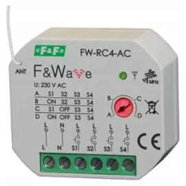 F&F Unterputz-Funksender 230V FW-RC4AC - Weiß