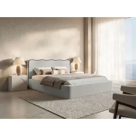 Selsey Polsterbett, Hellgrau, - Hellgrau