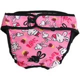 Diyafas Waschbar Weiblich Hund Sanitäre Hosen Hygieneunterhose Windeln für Mittel Große Hunde Haustiere Unterwäche Physiologische Schlüpfer