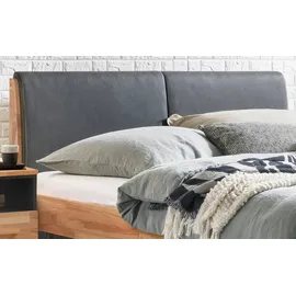 Hasena Massivholzbett Pietro 140 x 200 cm Holz Braun Kernbuche