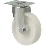HP Autozubehör, Möbelrollen, Lenkrolle Rad-Ø 150 mm Tragfähigkeit 300 kg Kunststoff Platte L135xB110 mm