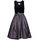Edelnice Midi Dirndl Evi Samt Schwarz 40