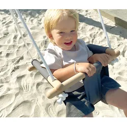 small foot Babyschaukel »Komfort« - schwarz
