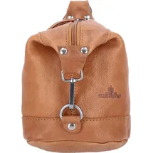 The Skandinavian Brand Mini Leder Rucksack Cognac