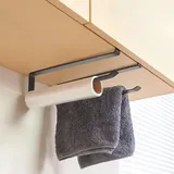 Littlegaofeithing Zewa Küchenrollenhalter ohne Bohren, für Papierrolle, ohne Bohren, selbstklebend, praktisch, 2 Stück