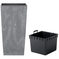Prosperplast Urbi Square Effect 26,5 x 26,5 x 50 cm grau